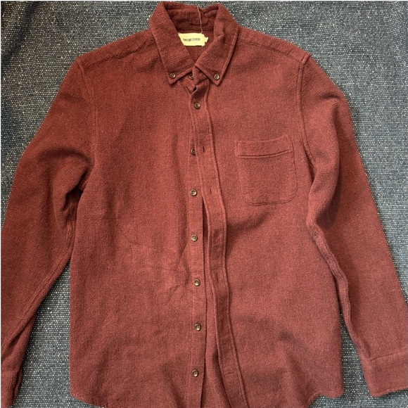 Taylor Stitch Jack - Waffle Maroon 40 (Runs Small) - Picture 3 of 3